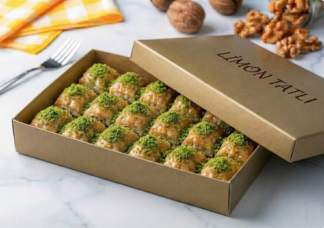 1 kg Fıstıklı Baklava Ustaların Gizli Tarifiyle