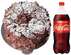 4-6 Kişilik Parça Çikolatalı Pasta