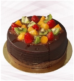 Taze Meyveli Hasbahçe Yaş Pasta Küçük Boy 2-3 Kişilik